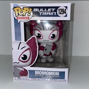 Funko Pop! Movies Bullet Train Momomon Figure - Red and White